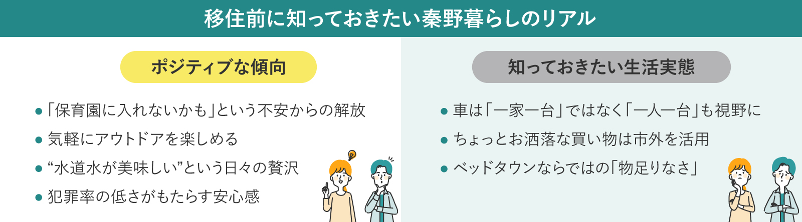 移住前に知っておきたい秦野暮らしのリアル